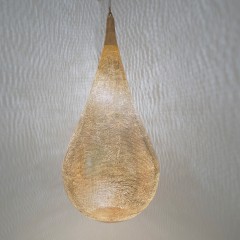 HANGING LAMP DROP FLSK GOLD 